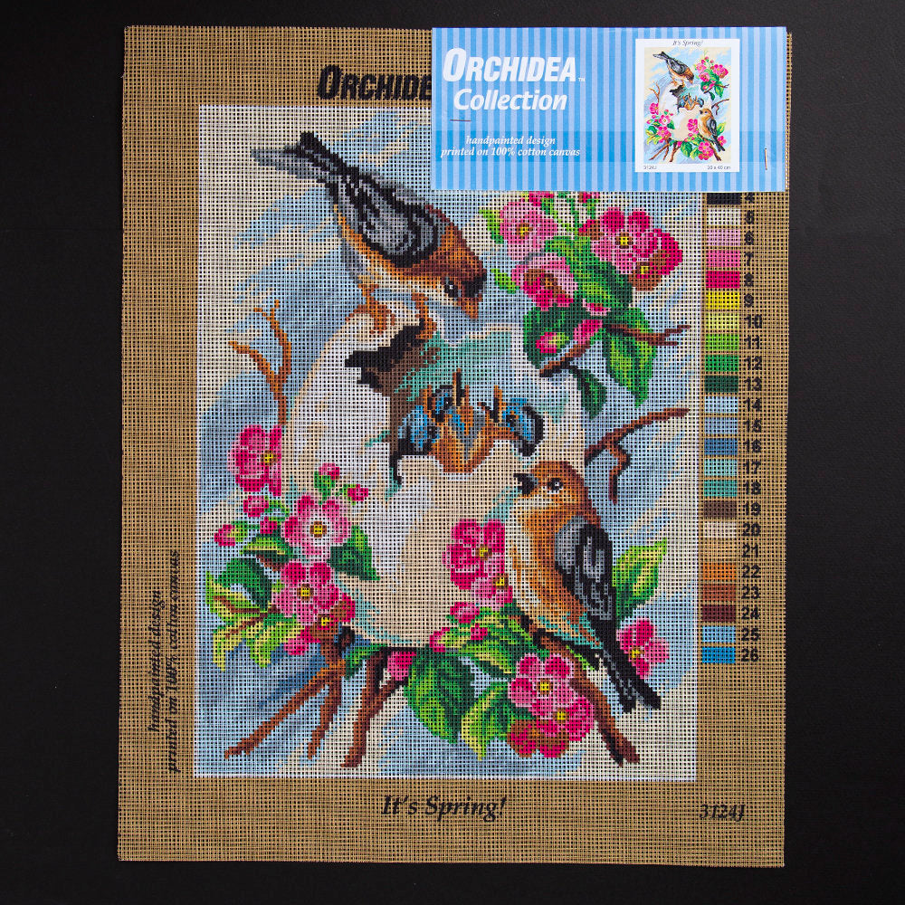 ORCHİDEA 30 x 40 cm Bahar Geldi Baskılı Goblen 3124J